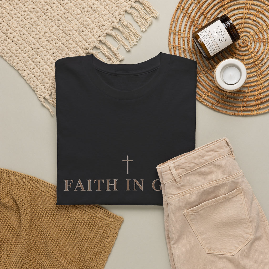 Saints Supply Co - Faith in God Graphic Tee - Black