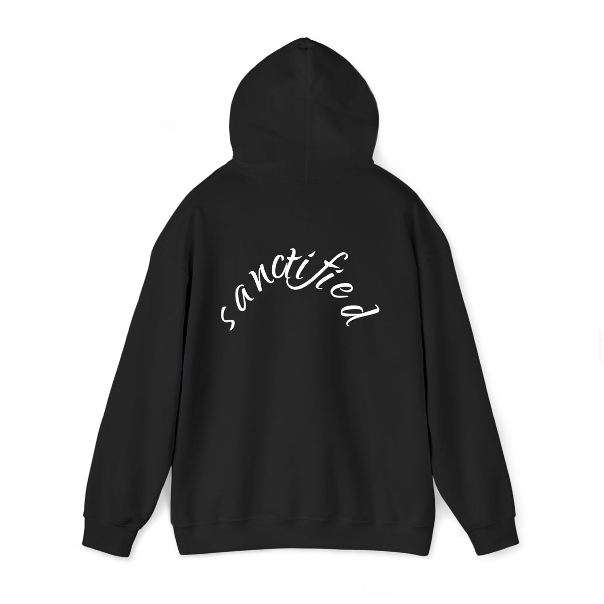Saints Supply Co - Sanctified Script Hoodie - Black