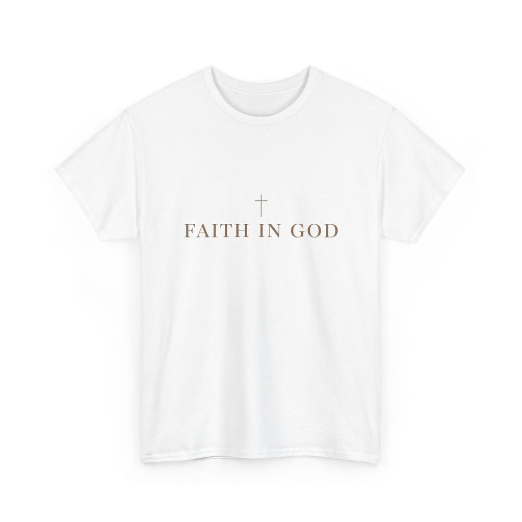 Saints Supply Co - Faith in God Graphic Tee - White