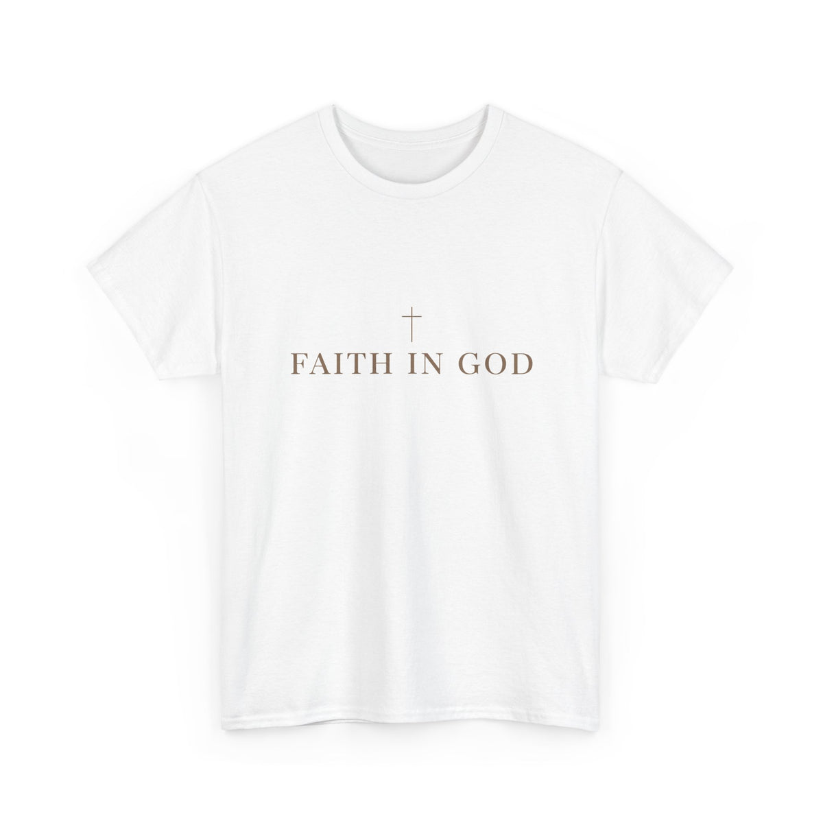 Saints Supply Co - Faith in God Graphic Tee - White