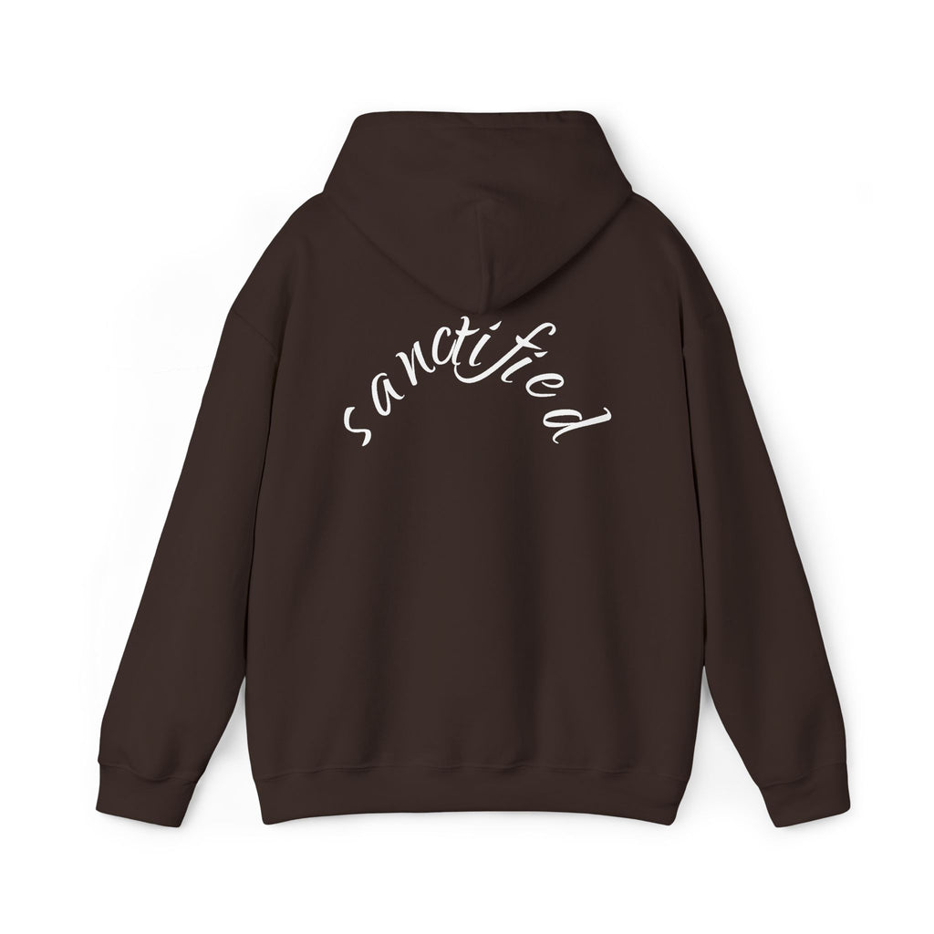 Saints Supply Co - Sanctified Script Hoodie - Dark Chocolate