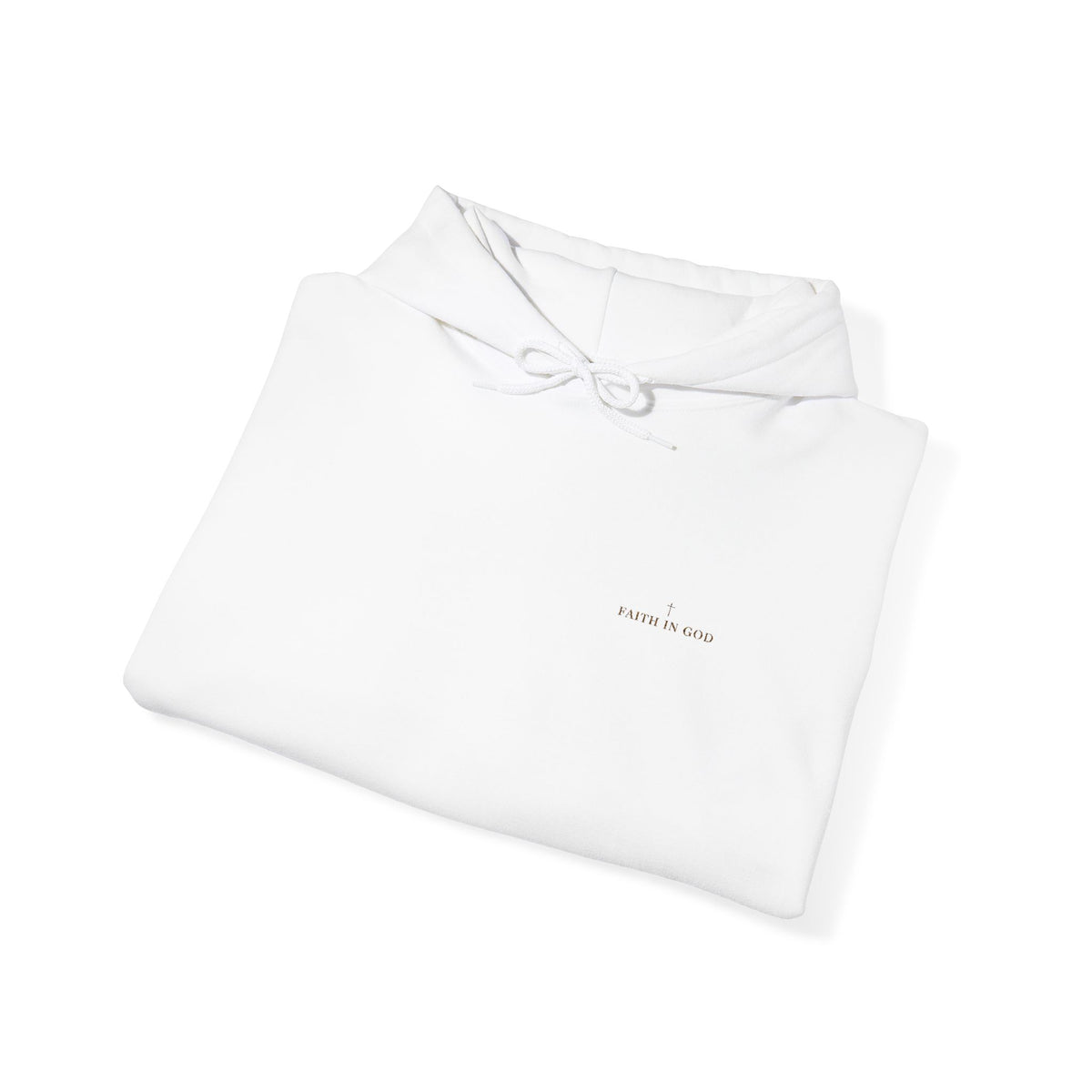 Saints Supply Co - Signature Left Chest Embroidered Hoodie - White