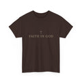 Saints Supply Co - Faith in God Graphic Tee - Dark Chocolate
