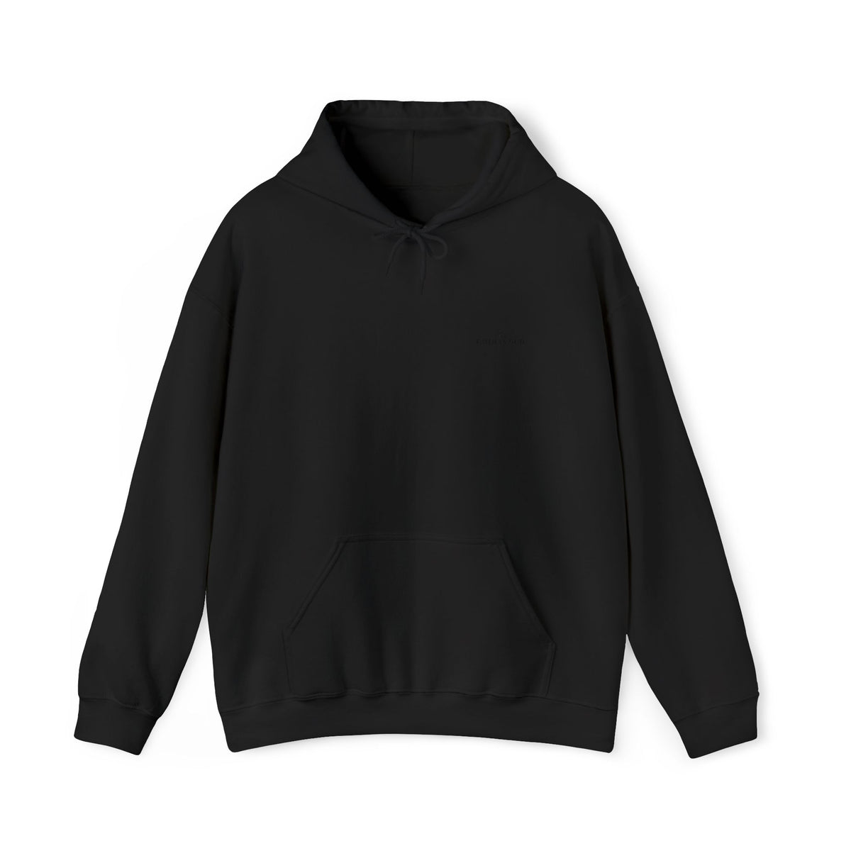 Saints Supply Co - Signature Black Logo Embroidered Hoodie