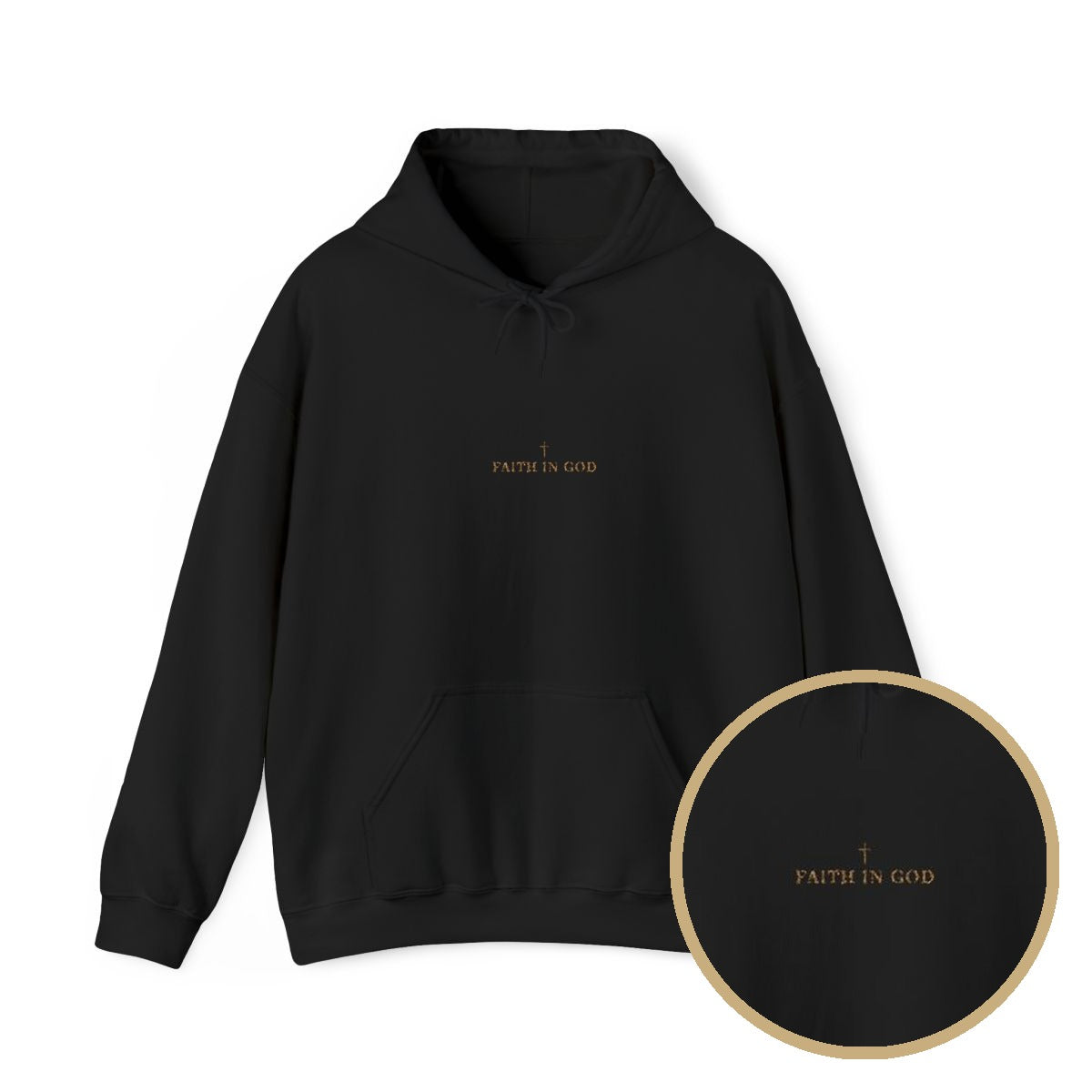 Saints Supply Co - Sanctified Script Hoodie - Black