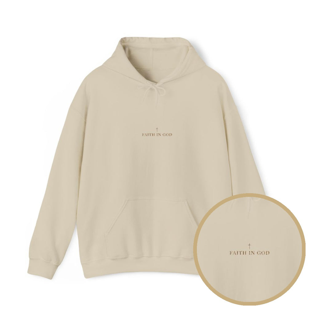 Saints Supply Co - Sanctified Script Hoodie - Sand