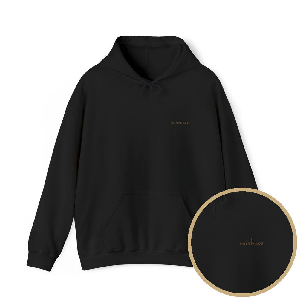 Saints Supply Co - Signature Left Chest Embroidered Hoodie - Black