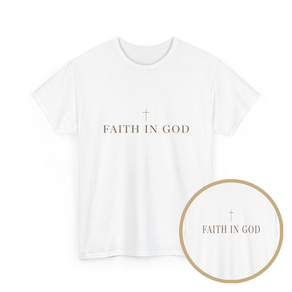 Saints Supply Co - Faith in God Graphic Tee - White