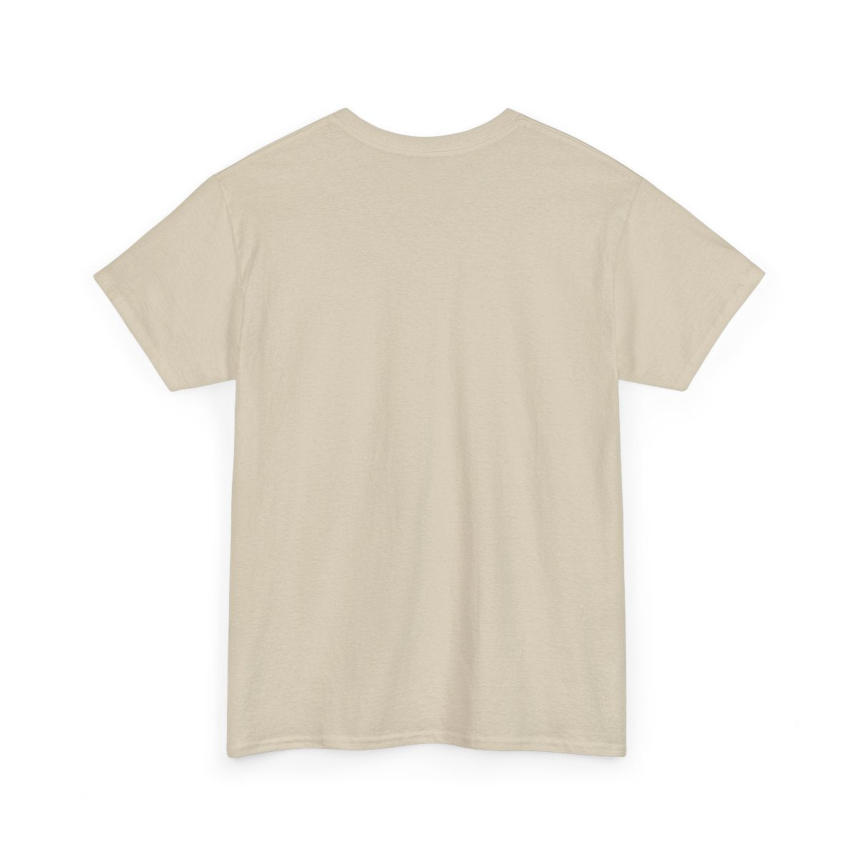 Saints Supply Co Faith in God graphic tee, Sand, back view